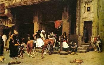 unknow artist Arab or Arabic people and life. Orientalism oil paintings  455 France oil painting art